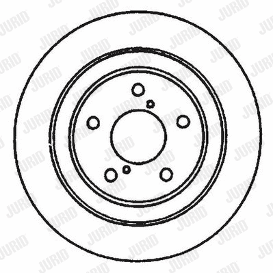 561666J JURID Тормозной диск (фото 1)