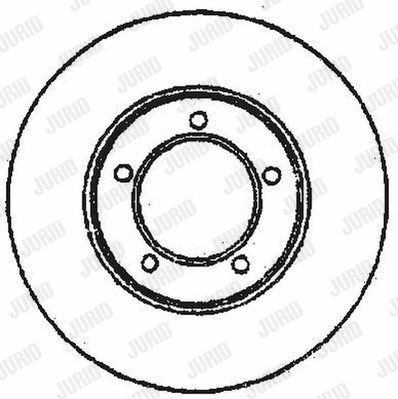 561676J JURID Тормозной диск (фото 1)