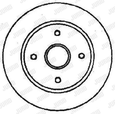 561678JC JURID Тормозной диск (фото 1)