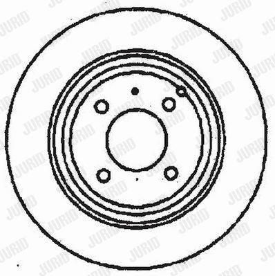 561681J JURID Тормозной диск (фото 1)