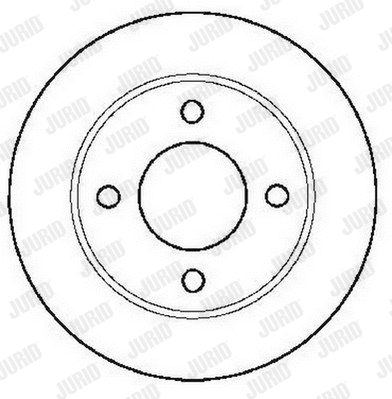 561683J JURID Тормозной диск (фото 1)