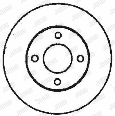 561690JC JURID Тормозной диск (фото 1)