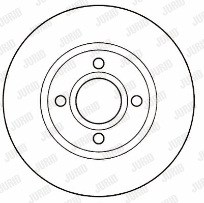 561710J-1 JURID Тормозной диск (фото 1)