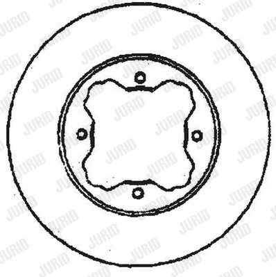 561712J JURID Тормозной диск (фото 1)