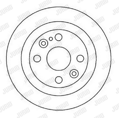 561714J JURID Тормозной диск (фото 1)