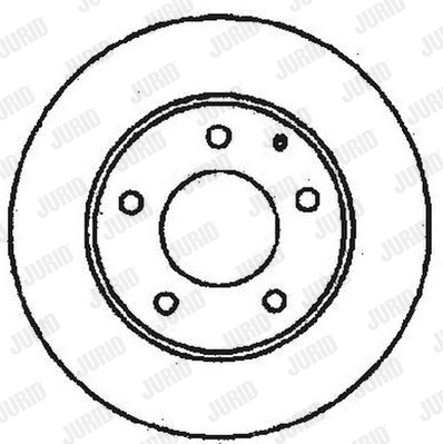 561716J JURID Тормозной диск (фото 1)