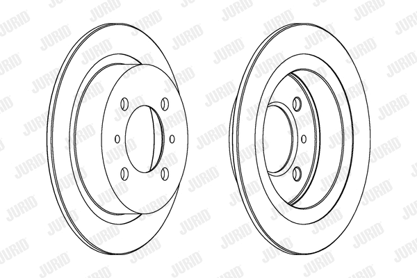 561728J JURID Тормозной диск (фото 1)