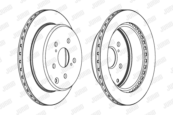 561738J JURID Тормозной диск (фото 1)