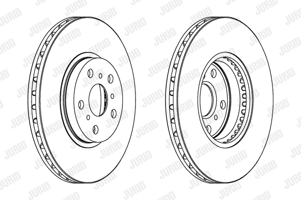561744J JURID Тормозной диск (фото 1)