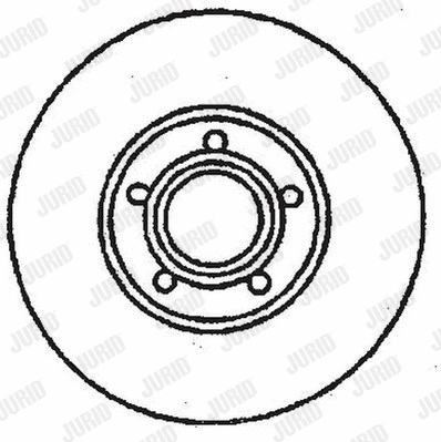 561751J JURID Тормозной диск (фото 1)