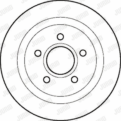 561852J JURID Тормозной диск (фото 1)