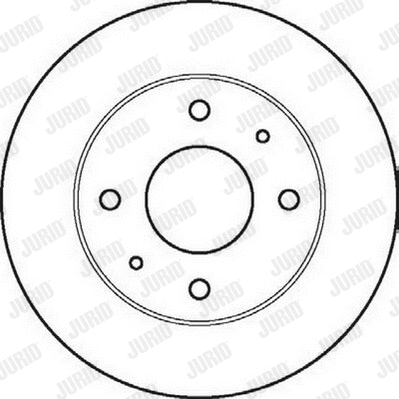 561861JC-1 JURID Тормозной диск (фото 1)