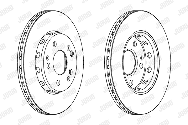 561876J JURID Тормозной диск (фото 1)