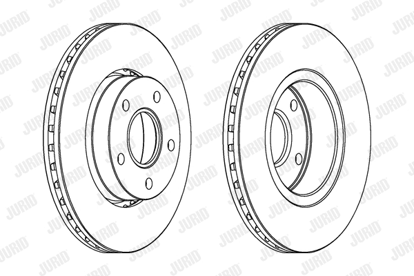561949J JURID Тормозной диск (фото 1)