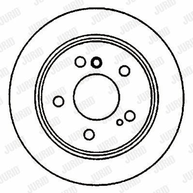 561990J JURID Тормозной диск (фото 1)