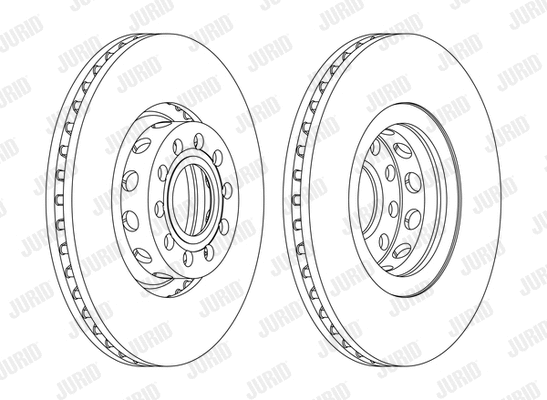 562002JC-1 JURID Тормозной диск (фото 1)