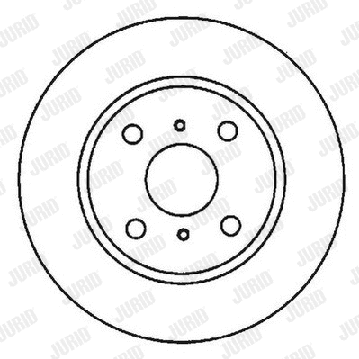562007J JURID Тормозной диск (фото 1)