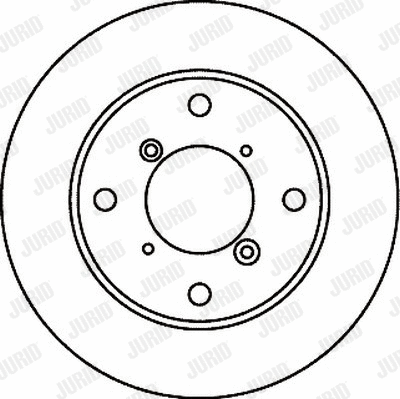 562015J JURID Тормозной диск (фото 1)