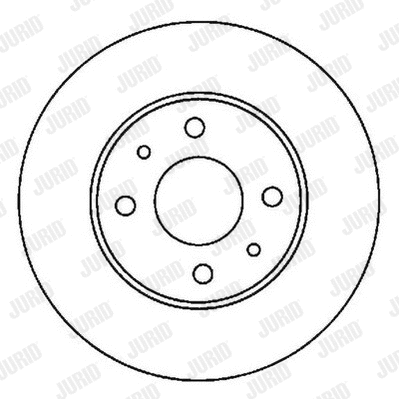 562024J-1 JURID Тормозной диск (фото 1)