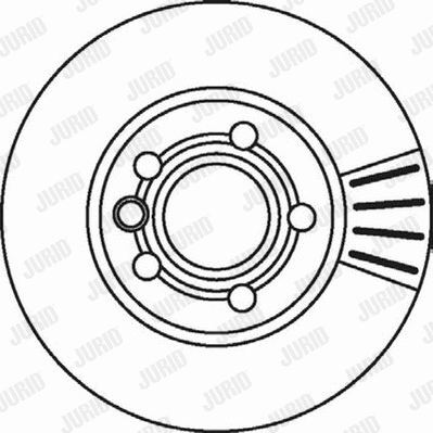 562043J-1 JURID Тормозной диск (фото 1)