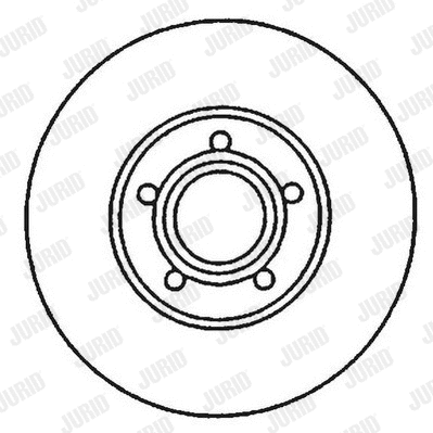 562052JC JURID Тормозной диск (фото 1)