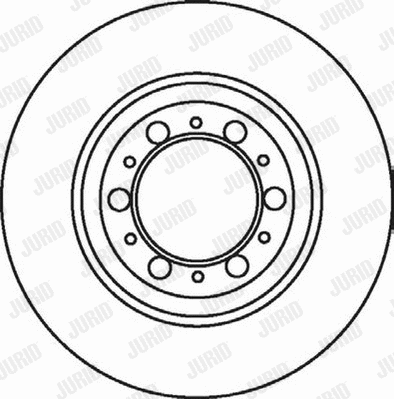 562063JC JURID Тормозной диск (фото 1)