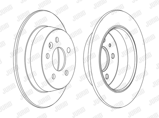 562065JC JURID Тормозной диск (фото 1)