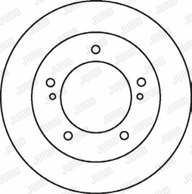 562075J JURID Тормозной диск (фото 2)