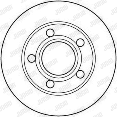562089JC JURID Тормозной диск (фото 1)