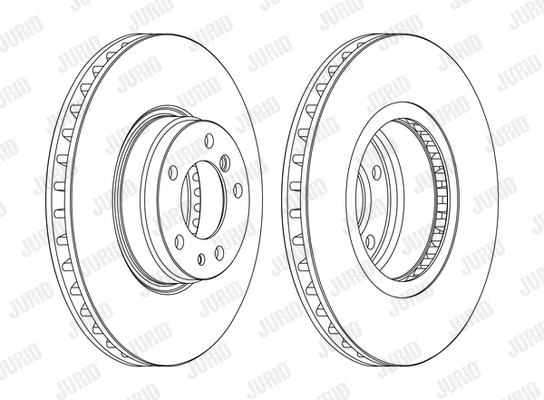 562091JC JURID Тормозной диск (фото 1)