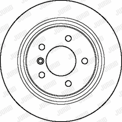 562096J JURID Тормозной диск (фото 1)