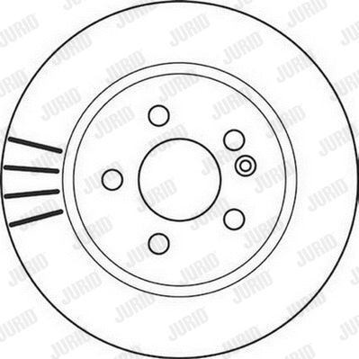 562099J-1 JURID Тормозной диск (фото 1)