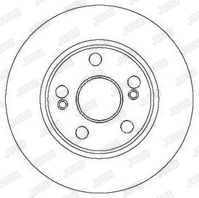 562104J-1 JURID Тормозной диск (фото 1)