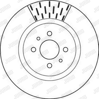 562108J JURID Тормозной диск (фото 1)