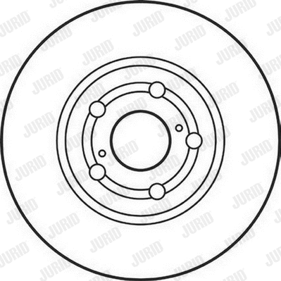 562125J JURID Тормозной диск (фото 1)