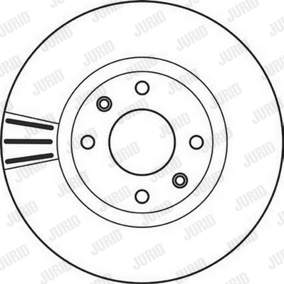 562129JC JURID Тормозной диск (фото 1)