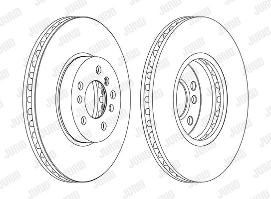 562134JC JURID Тормозной диск (фото 1)