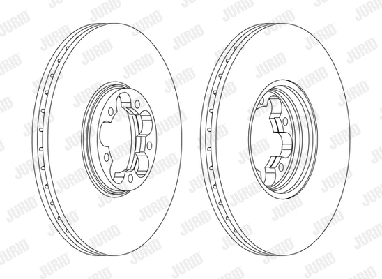 562140JC-1 JURID Тормозной диск (фото 1)