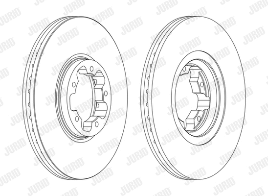 562141JC-1 JURID Тормозной диск (фото 1)