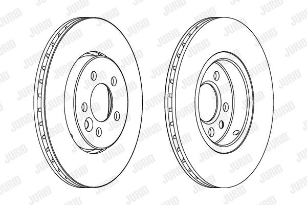 562165J JURID Тормозной диск (фото 1)