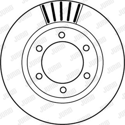 562168J JURID Тормозной диск (фото 1)