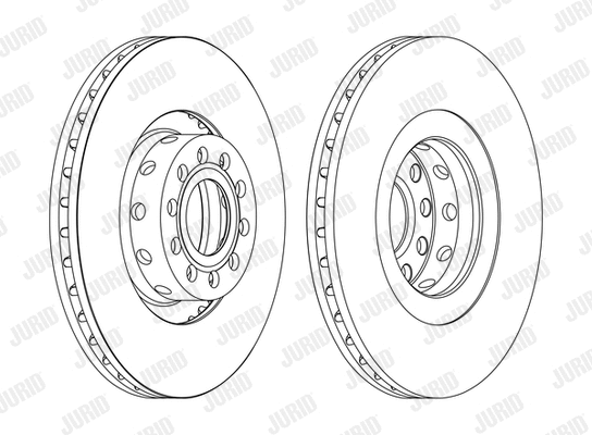 562175JC-1 JURID Тормозной диск (фото 1)