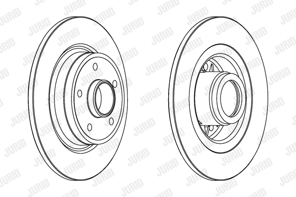 562184JC-1 JURID Тормозной диск (фото 1)