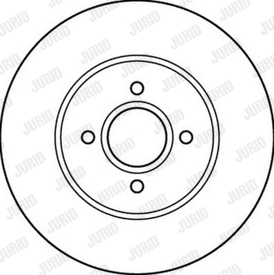 562206JC JURID Тормозной диск (фото 1)