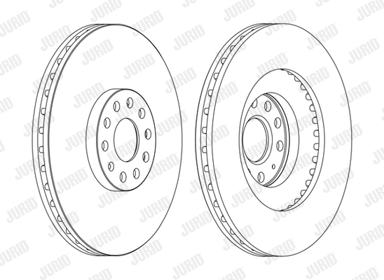 562239JC JURID Тормозной диск (фото 1)