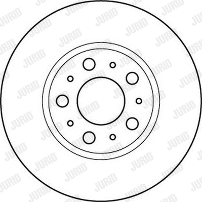 562244JC-1 JURID Тормозной диск (фото 1)