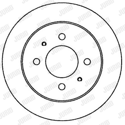 562250J JURID Тормозной диск (фото 1)