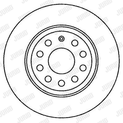 562258JC JURID Тормозной диск (фото 1)