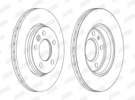 562262JC JURID Тормозной диск (фото 1)