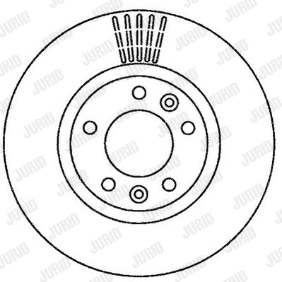 562266JC JURID Тормозной диск (фото 1)